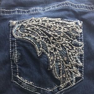 Beautiful Embellished Dark Wash Jeans